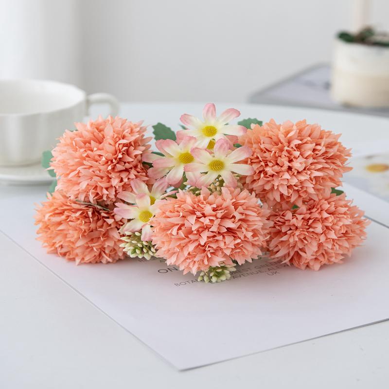 

Artificial Flowers Silk chrysanthemum for Wedding Bride Bouquet Home New Decoration Accessories Vase Plants Arrangement 1pc