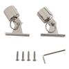 Sun Shelter Hardware Pack with 2 Pair Stainless Steel Deck Hinges Quick Release Pins Eye End and Installation Wrench