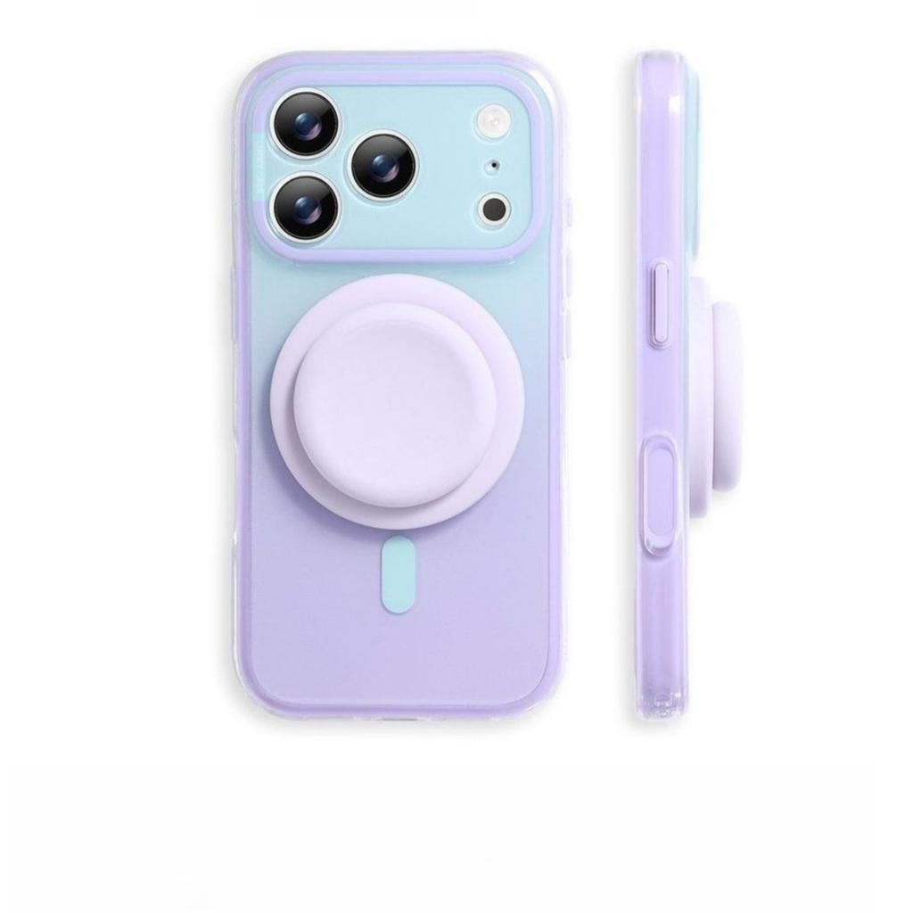 Bonbonfarbe Weiches Silikon Magnetische Buchse Für iPhone 17 16 Pro Max Starke Magnetische Anziehung Halter Ständer Für Samsung