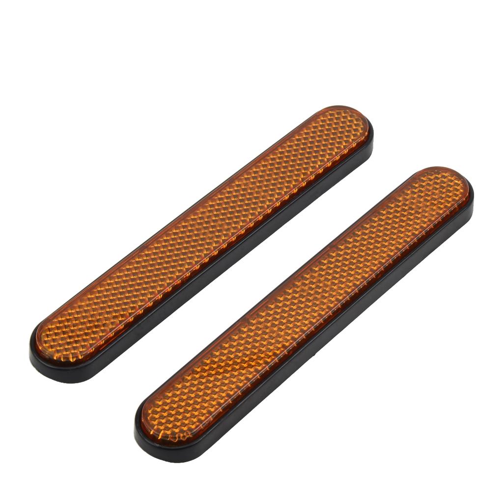 Motorcycle Front Fork Reflector Sticker Lower Legs Slider Saddlebag Latch Cover Safety Warning For Harley Sportster XL Universal
