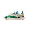 Li Ning Kids Synthetic Leather Suede Fabric Sports Lifestyle Series Versatile Shock Absorption Rebound Low-Top Casual Shoes Kids Sneaker YKCU084-17