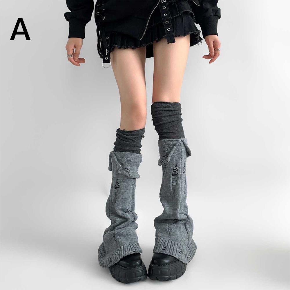 Flare Design Lace Leg Warmer Lace Trim Thigh High Socks New Y2k Socks  Japanese Style