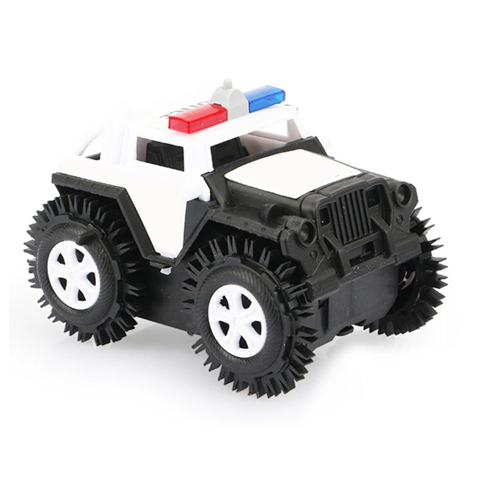 Kids Electric Flipping Truck Automatic Flipping Stunt Simulation Policed   Flipping Vehicle Toy for Boys Girls