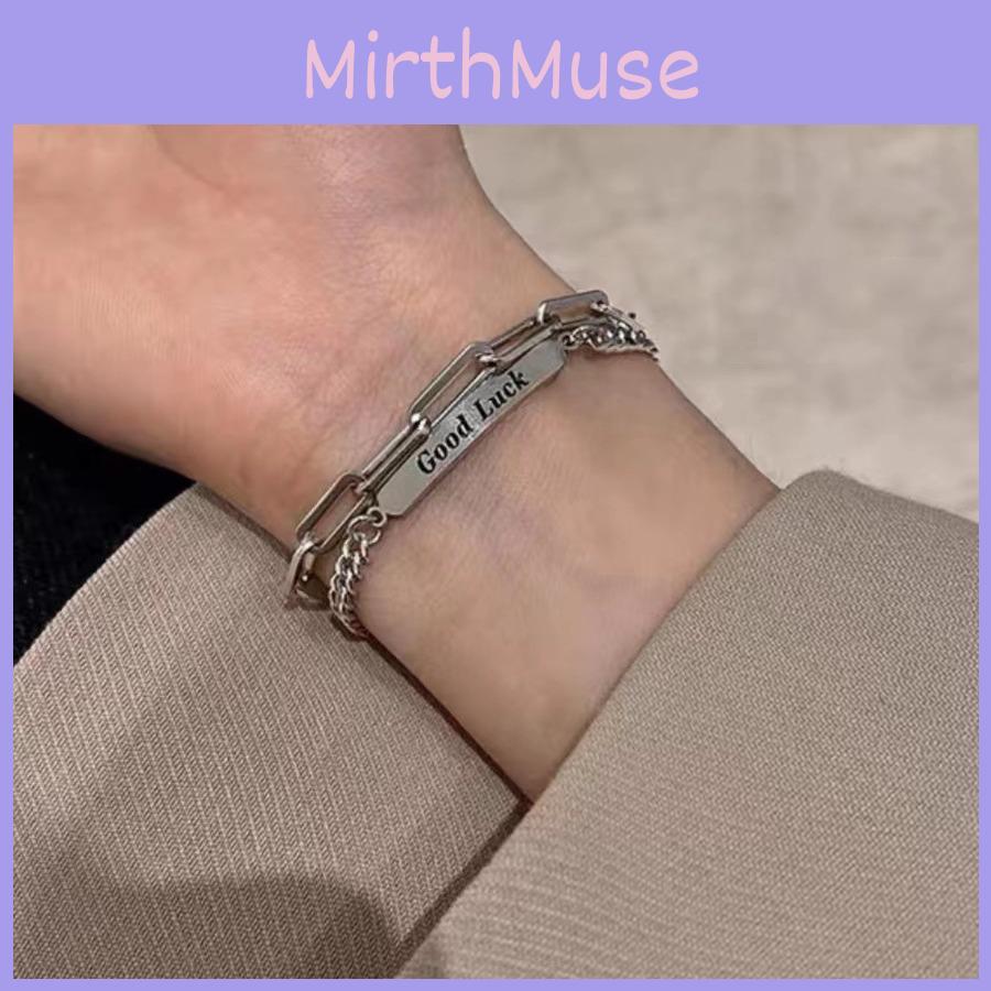 Chic Titanium Steel Bracelet For Men And Women Unique Hip Hop Style Jewelry 2024