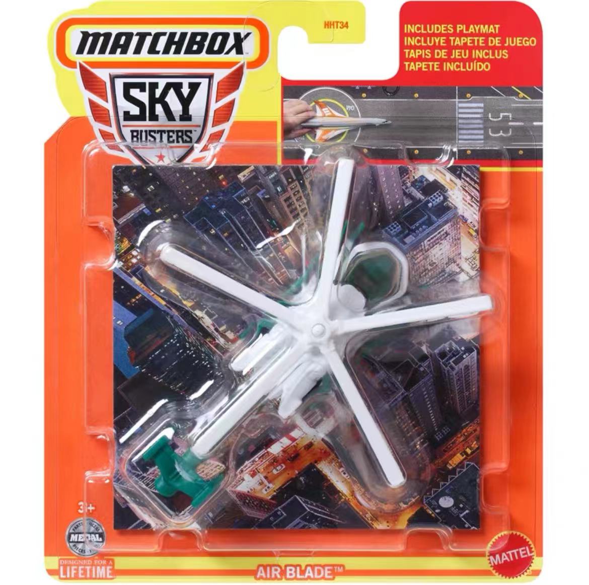 Matchbox Sky Busters Wave 4n Airplanes Helicopters Jets 1:64 Scale DieCast Aircraft Model Children s Toy Alloy Helicopter Gifts
