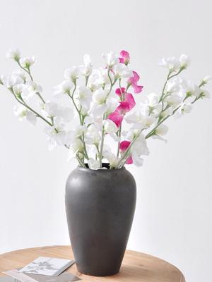 5 Zweig Kunstblumen Künstliche Platterbse Künstliches Blumenarrangement Lebhaftes Tischmittelstück Echte Haptik Blumen für Hochzeitsfeier DIY Floral