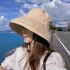 Cappello da Pioggia Secchio Impermeabile con Mentoniera, Cappello da Sole ad Asciugatura Rapida, Cappello a Tesa Larga con Ventilazione in Rete Traspirante, Copricapo Estivo