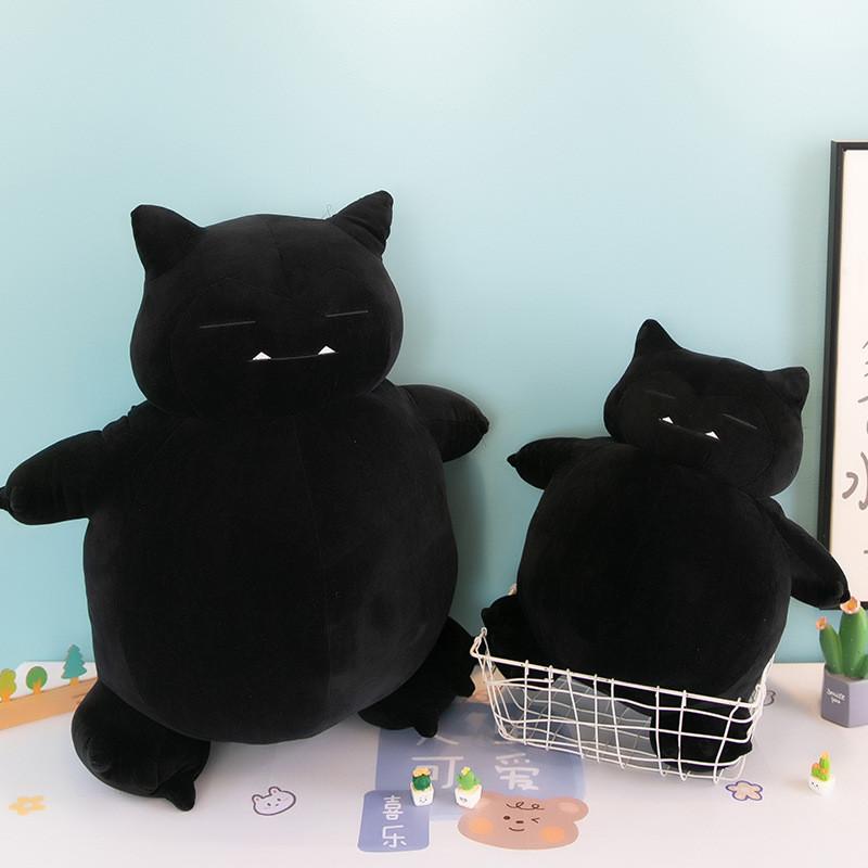 Snorlax Plush Dark Doll Animal Toy Childrens Pillow Room Decoration Anime Gift