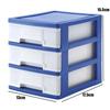 Desktop Drawer Storage Cabinet Office Stationery Storage Box Small Miscellaneous Storage Box with Three Drawers