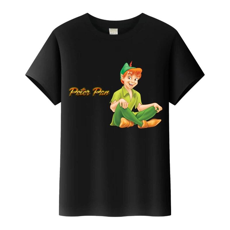 Peter Pan sitting character graphic T-shirt L
