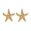 Vintage náušnice s hvězdicemi Minimalistické visací náušnice Plážové prázdninové puzetové náušnice pro ženy