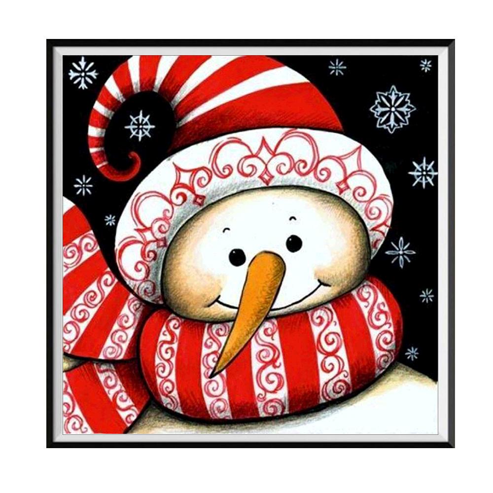 5D Diamantová malba Santa Claus Diamantová mozaika Zima Diamantová výšivka DIY Křížkový steh Domácí dekorace Vánoční dárek