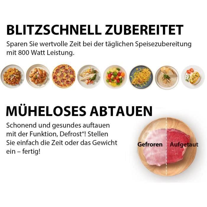 Toshiba MW2-MG20PFSL Four À Micro-ondes Avec Fonction Gril Croustillant Et Combiné,5 Niveaux De Puissance,1000 W De Puissance De