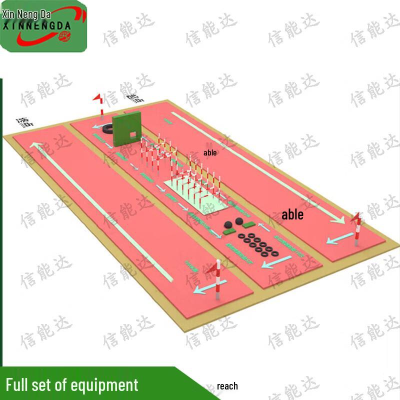 400m Obstacle Course Outdoor Training Equipment Set