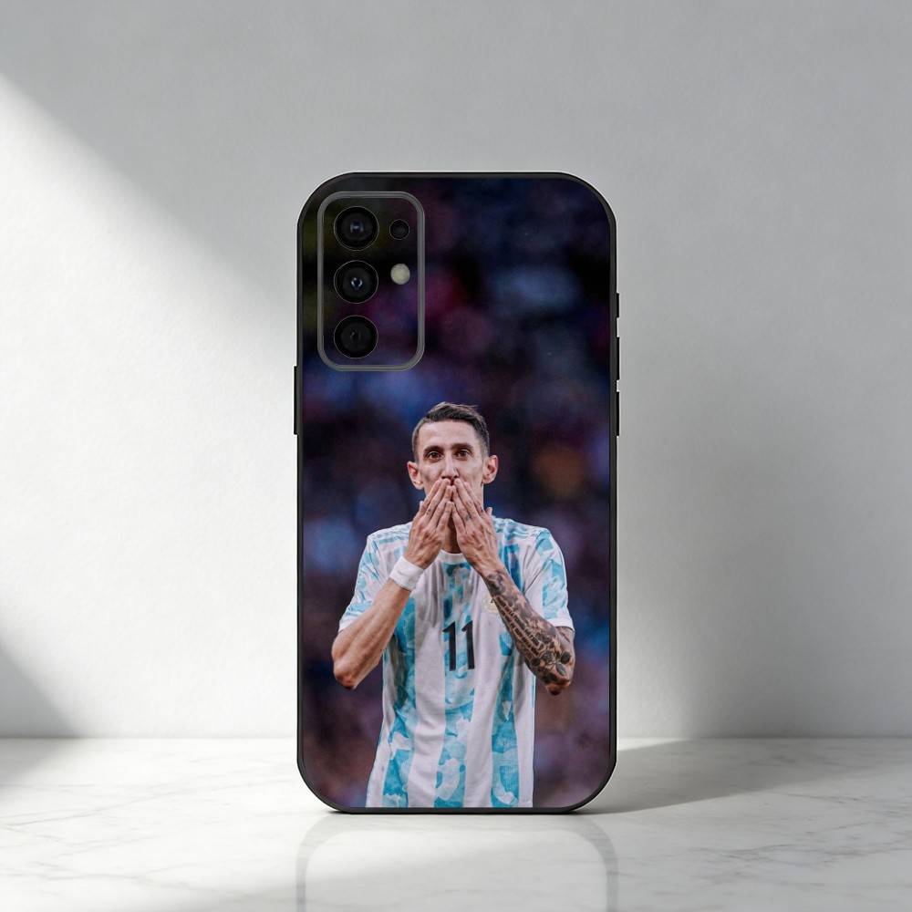

A-Angel Di M-Maria Football Star Phone Case For Samsung S25,S24,S21,S22,S23,S20,Ultra,S26,Plus,Fe,Note,5G Black Cover Samsung S26Plus