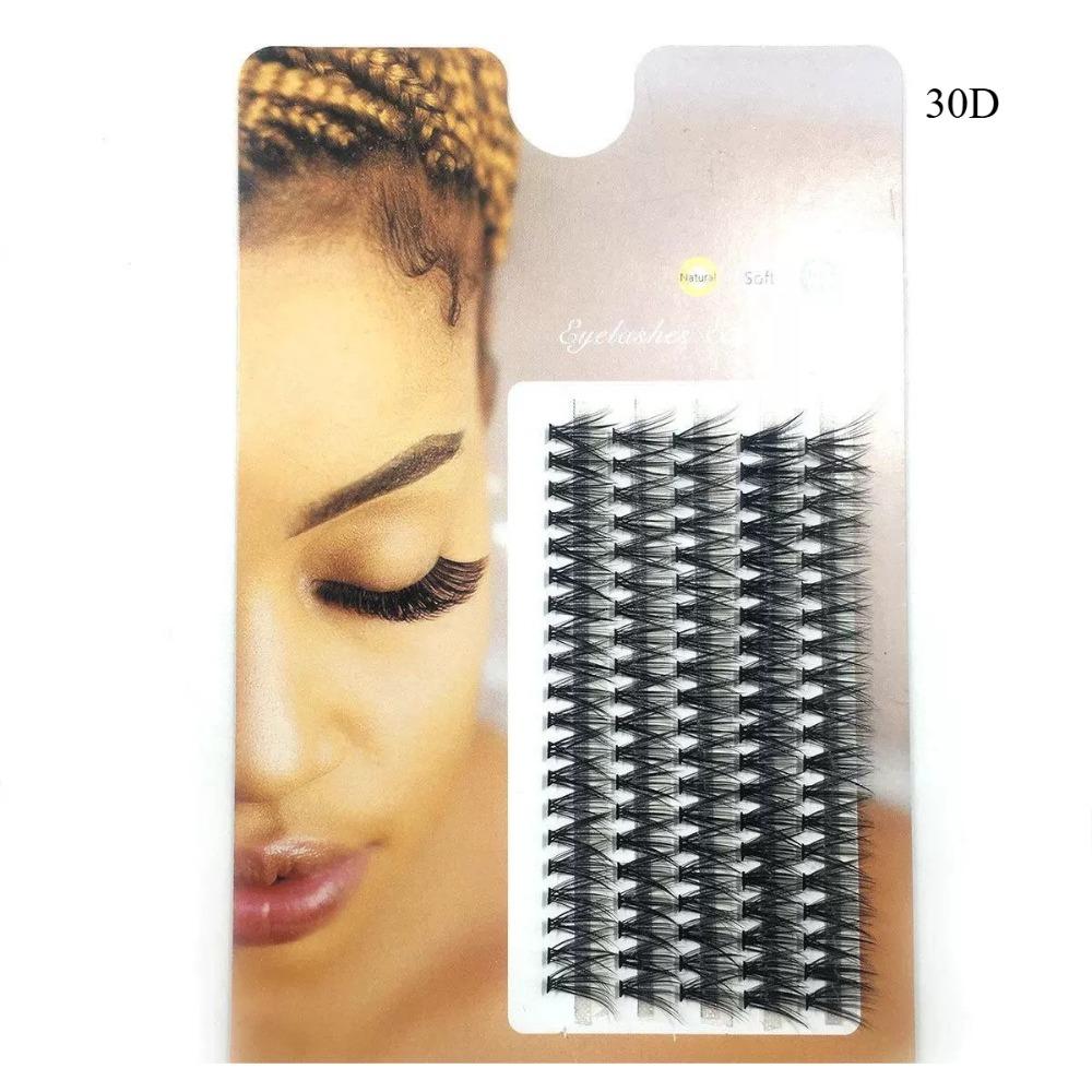 10-40D Mink Eyelashes 1 Box/100 Bundles Natural Eyelash Extension 3D Russia Individual Eyelash Cluster Makeup Tools Lashes Cilia