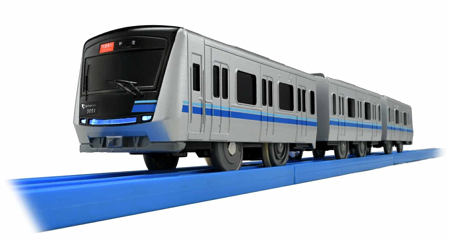 Takara Tomy Plarail Пригородный поезд Odakyu Серия 5000 Подсветка