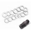 5PC F00VC17003 Diesel Fuel Injector Oil Inlet Copper Ring Pressure Tube Oil Inlet Washers Shim for 0445110 OR3077