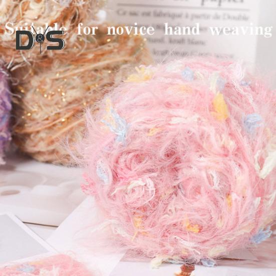 Hand Spun Art Yarn Hand Blended Yarn Colorful Handmade Crafting Yarn for Jewelry Making Junk Magazines Knitting Crafts Card Making