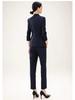 Navy Blue High-End Professional Goddess Suit - Spring/Autumn Two-Piece Skirt Set for Jewelry Store Workwear