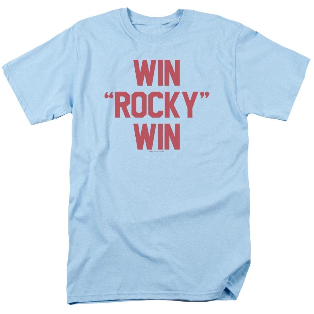 Rocky - Win Rocky Win - Unisex Short Sleeve Children s T-shirt - Blue 140