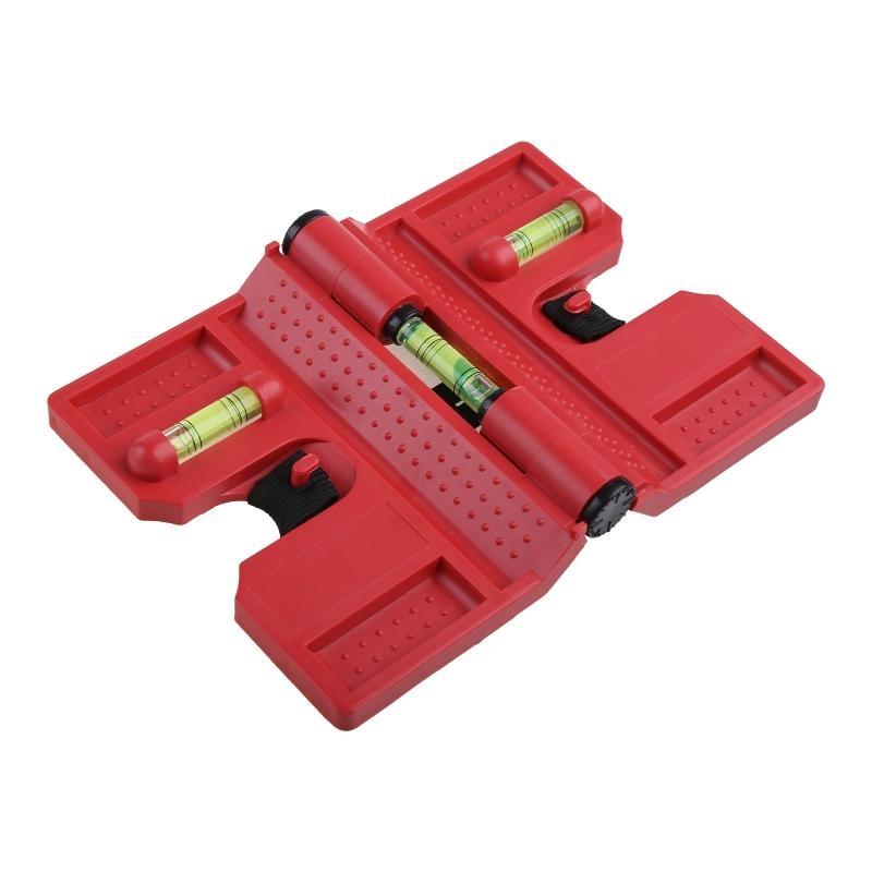 652F Plastic Level & Tool with 3 Bubbl-es Folding Gauge Level Meter