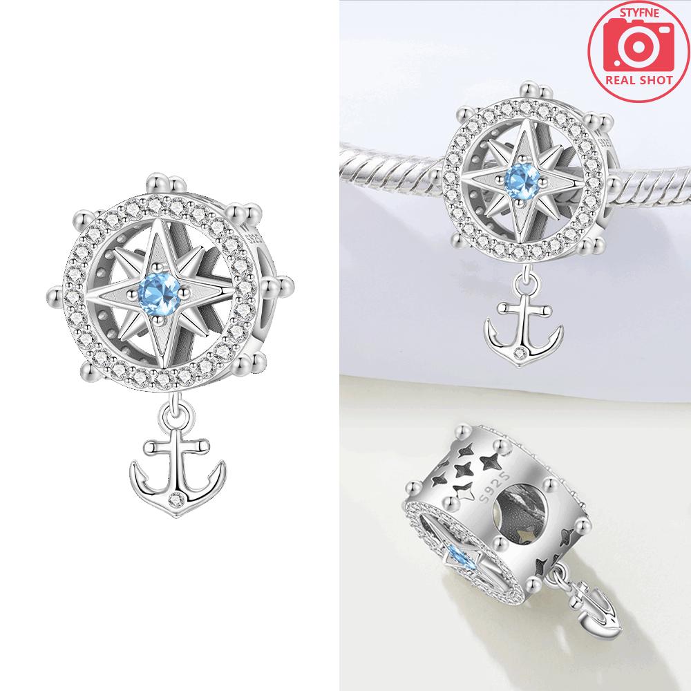 Bowling Ball Original Copper Pendant Globe Table Tennis Travel Airplane Pendant Beads Fit Bracelet Women Jewelry Making Gift