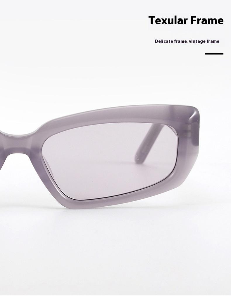 2025 New UV400 Anti UV Cat Eye Sunglasses Personalized Board Large Frame European and American Trendy Sunglasses