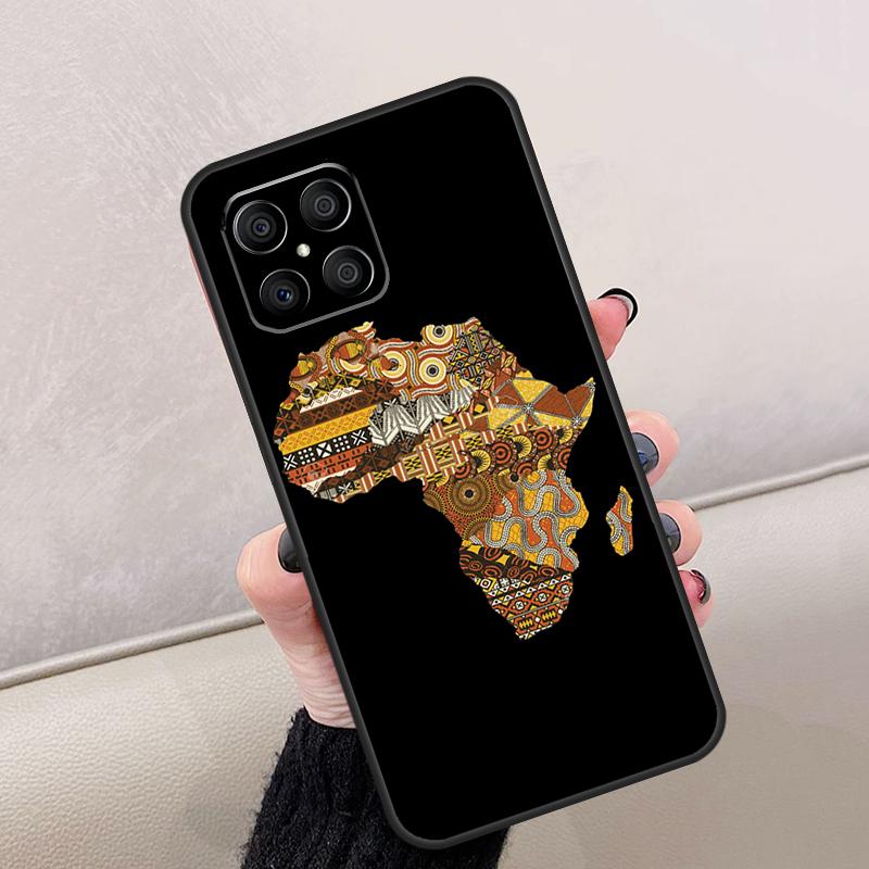 

Africa Map For Honor Magic 8 6 7 Pro Case For Honor 400 Lite 200 50 70 90 X8c X8b X9a X9b X9c X9d Win RT Honor X9c