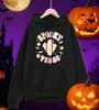 Halloween Spooky Vibes Printing Mens Hoody Pocket Hip Hop Hoodies Casual Loose Unisex Pullovers Autumn Fleece Streetwear