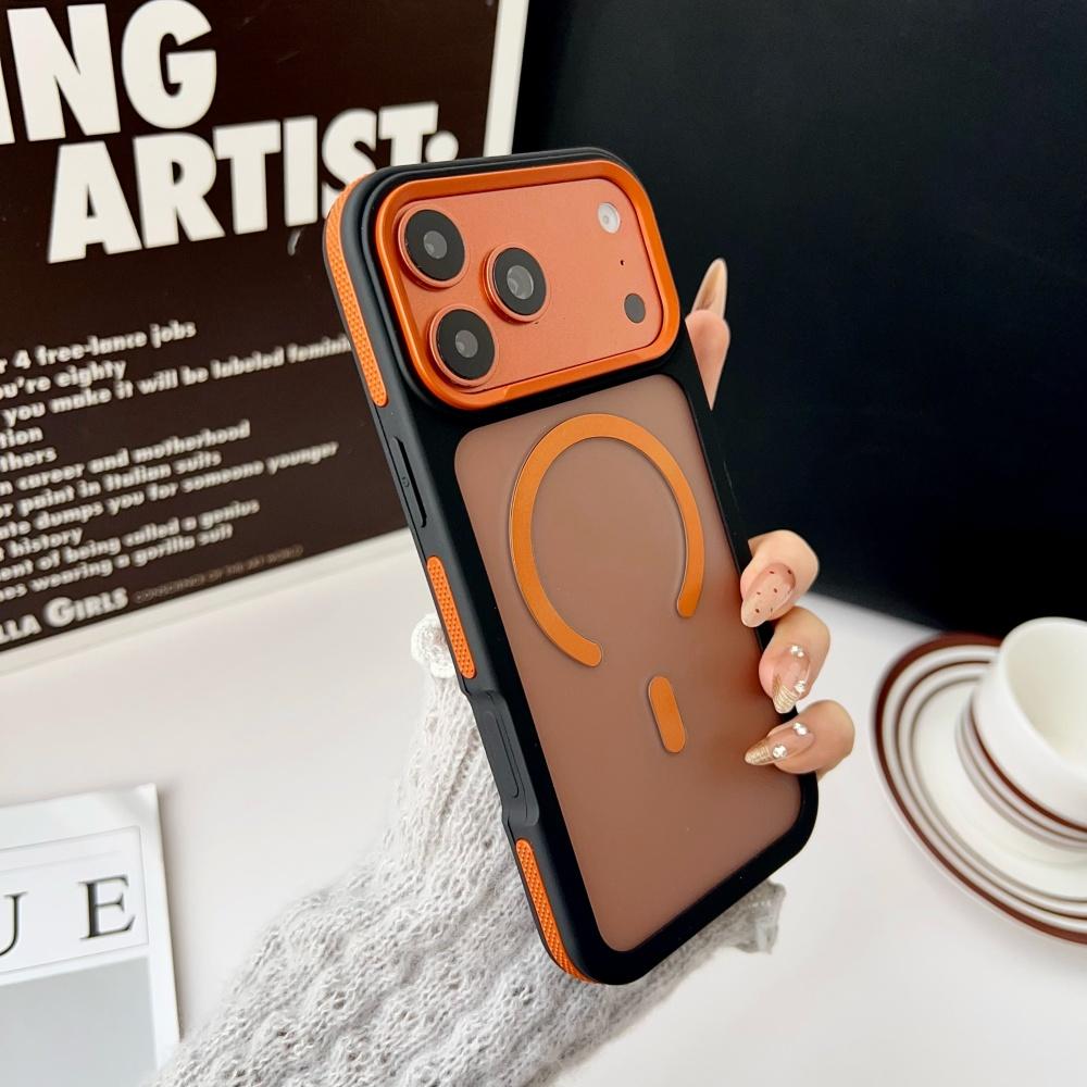 New Magnetic Color Matte Translucent Armor Shockproof Case For iPhone 17 11 12 13 14 15 16 Pro Max 17 Air For Magsafe Cover