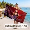 Custom Name Large Beach Towel,Olivia Rodrigo Quick Absorbent Towel For Outdoor Travel Poolside