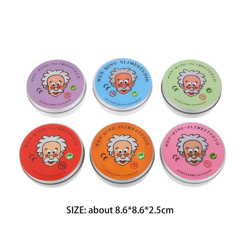 Bunte Flüssigglas Schlamm Schleim Stressabbau Spielzeug Nicht klebrige Hand Kristall Schlamm Dekompressionsspielzeug Für Kinder Erwachsene Geschenk