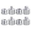 8PCS 1/4inch Male/Female To 5/8inch Female/Male Threaded Screw Adapter for Microphone Connector Recording Accessories