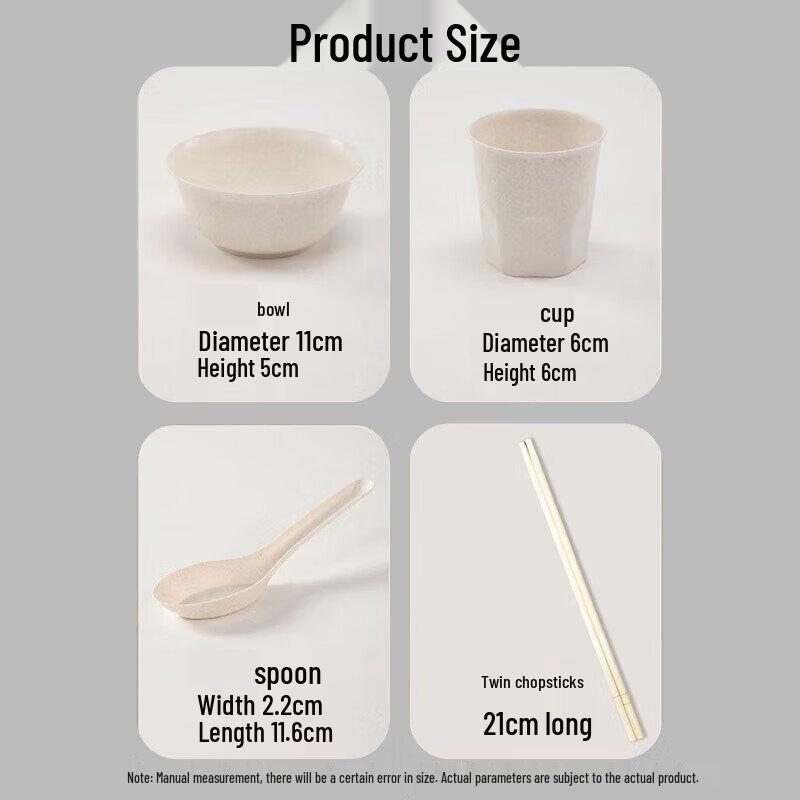 Starfarm Einweg-Picknick- & Camping-Besteckset