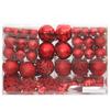 Vidaxl 111-Cz. Ensemble de Décorations de Noël, Rouge, Polystyrène