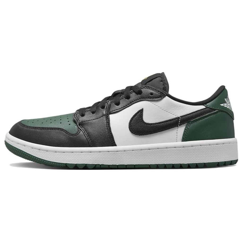 Air Jordan 1 Low Golf Noble Green Unisex Sneakers White Black DD9315-107