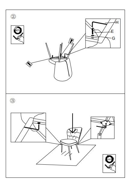 Chair Losanna Green Set 2 Pz Cm 58X60,5X85
