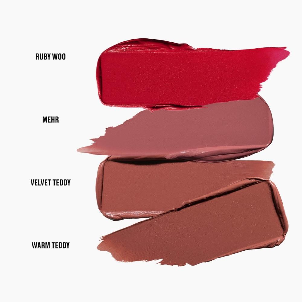 MAc CosMetics Mini M A cxiMAl Seidiger MAtt 12 Std. Halt Lippenstift 0,06 Unzen Velvet Teddy Tiefer Ton Beige