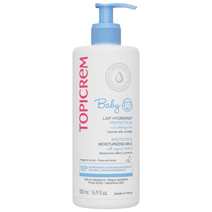 Topicrem Baby Lait Hydratant Protecteur à la Châtaigne Bio 500 ml