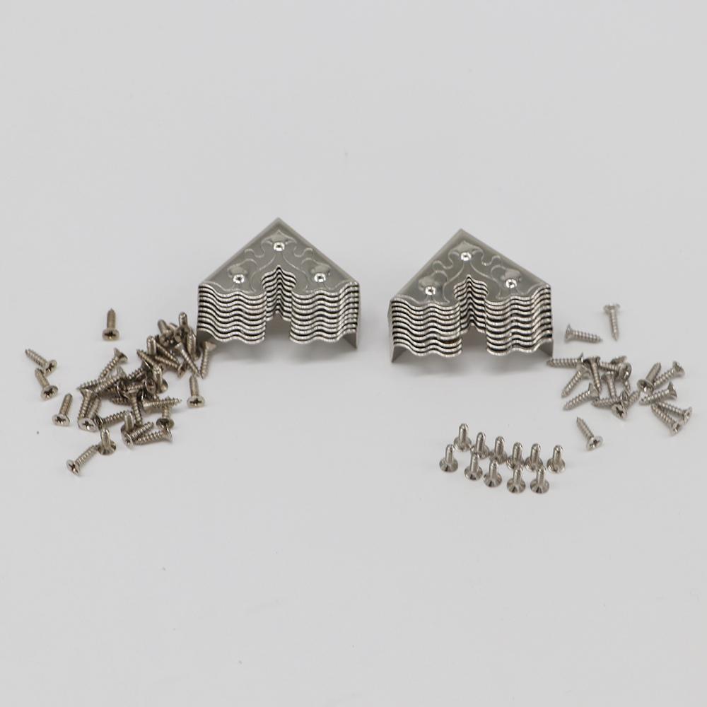 Decorative Metal Crafts Jewelry Box Corner Protector for Furniture Corner Foot Corner Brackets