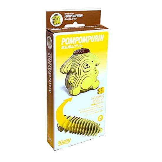 EUGY Pompompurin Paper 3D Puzzle - A fun educational toy for elementary school boys and girls, as well as adults, making it a great gift.