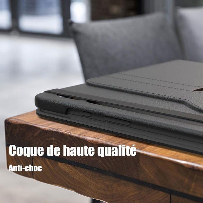 Coque + Verre Trempé - BOOLING - pour Samsung Galaxy Tab S9 FE/S10 FE - Rotatif 360° - Noir - Protection Écran
