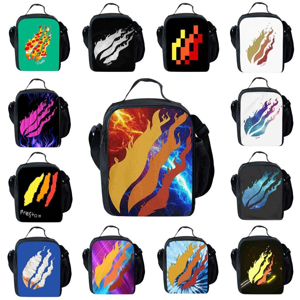 Preston Large Capacity Portable Aluminum Foil Insulation Bag For School Lunch Keep Your Food Cool Or Warm All Day