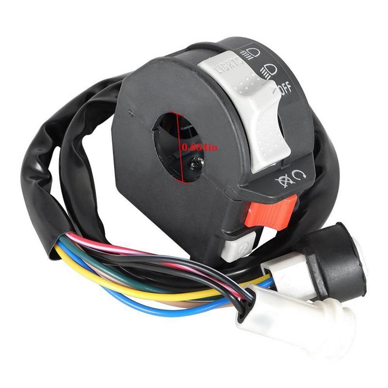 Authentic Left Handlebar Switch Run Start Headlight For  MOTO-4 YFM225 YFM250 YFM350