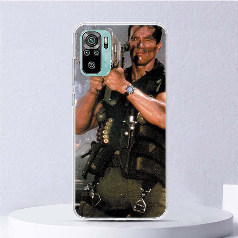 

Arnold Schwarzenegger Terminator Soft Case For Xiaomi Redmi Note 14 13 12S 11S 10S 12 Pro Plus Phone Cover 11 10 11E 11T Note14 Redmi Note 14 Pro 4G