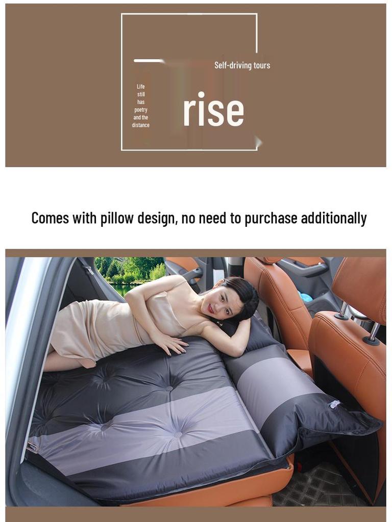 SUV Car Travel Inflatable Mattress & Sleeping Bag Combo