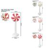 Christmas Inflatable Lollipop Decoration For Holiday Party Festive Decor