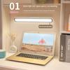 LED Desk Lamp Cool and Stylish Student Study Desk Lamp Eye-Friendly Desk Lamp Bedroom Desk Lamp Mirror Lamp Creative Night Light