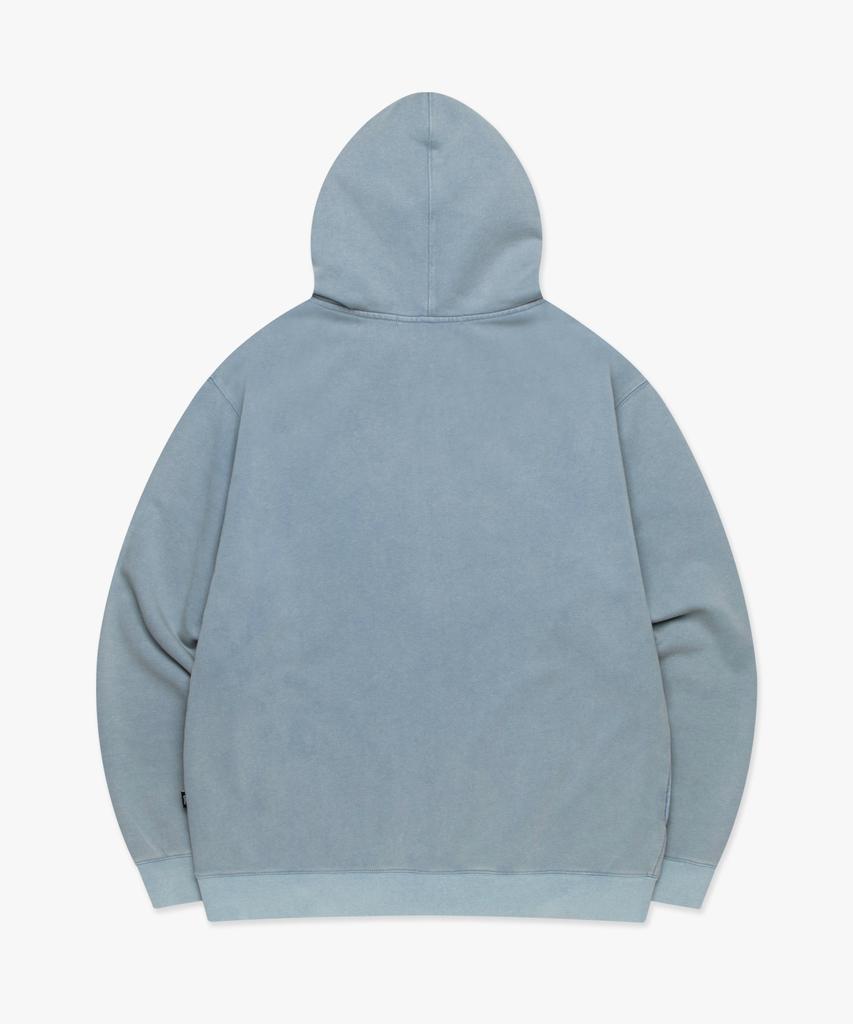 Lmc Washed Og Applique Zip Up Hoodie Blue